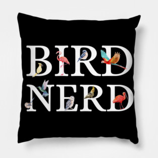 Bird Nerd Pillow