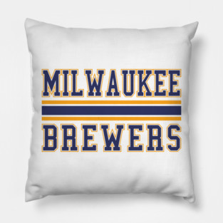 Milwaukee Brewers Baseball Pillow