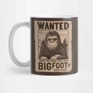 Elusive Legend: Bigfoot Wanted Mug