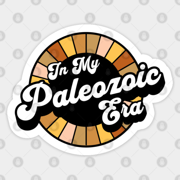 Earth Science - Paleozoic Era - Geology Sticker by Yesteeyear