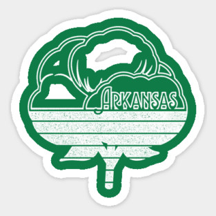 Arkansas Cotton Boll Sticker