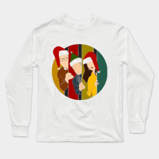 Only Murders In The Building Christmas Theme Long Sleeve T-Shirt