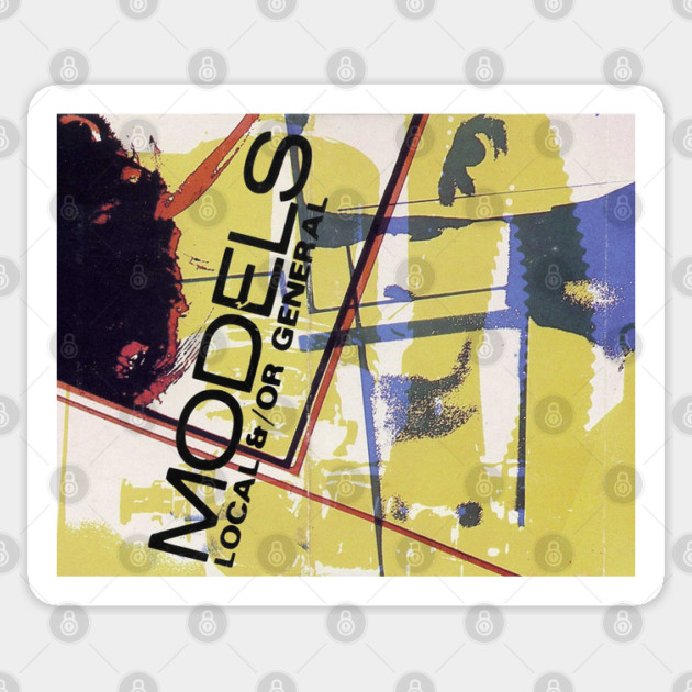 Models band Local and/or General album print Sticker by Timeless Chaos