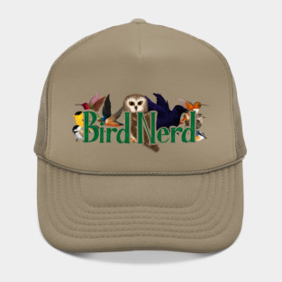 Bird Nerd - owl, hummingbird, raven, chickadee, goldfinch, nuthatch, wren Hat