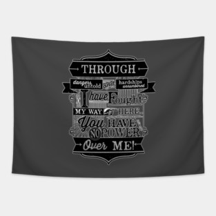 Labyrinth Words Tapestry