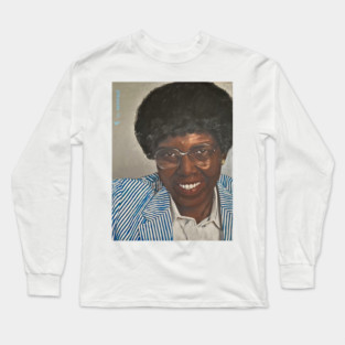 Portrait of Barbara Jordan Long Sleeve T-Shirt