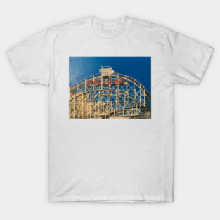 The Cyclone Rollercoaster - Coney Island T-Shirt