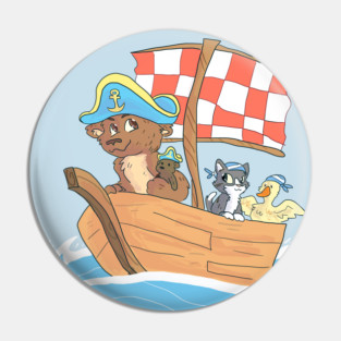 Little Bear Pirate Pin