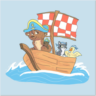 Little Bear Pirate Posters and Art