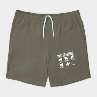 Pug Training Pug Dog Tricks Shorts