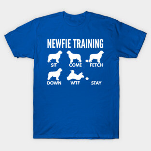 Newfoundland Training Newfie Dog Tricks T-Shirt