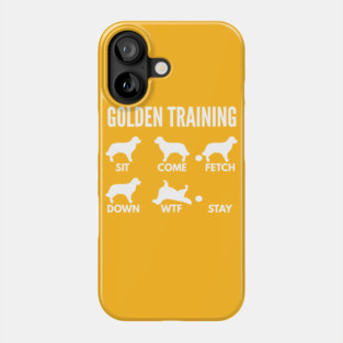 Golden Training Golden Retriever Dog Tricks Phone Case