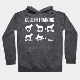 Golden Training Golden Retriever Dog Tricks Hoodie