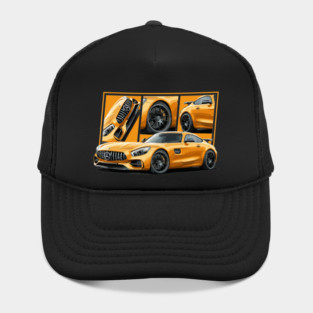 Mercedes AMG GT R Car Art Funny Gift Hat