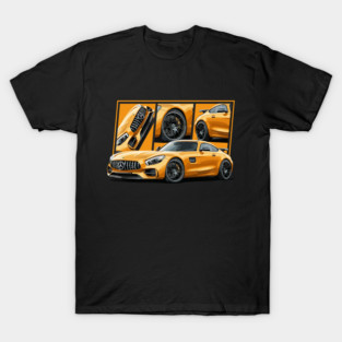 Mercedes AMG GT R Car Art Funny Gift T-Shirt