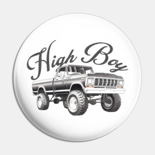 Ford Truck Vintage Highboy Design Sketch Pin