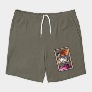 Subtle Lesbian Pride Bookcase Shorts