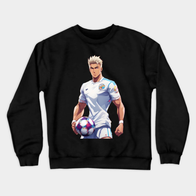 I Love Football Soccer Crewneck Sweatshirt by animegirlnft