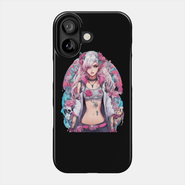 Warrior woman with a badass attitude Phone Case by animegirlnft