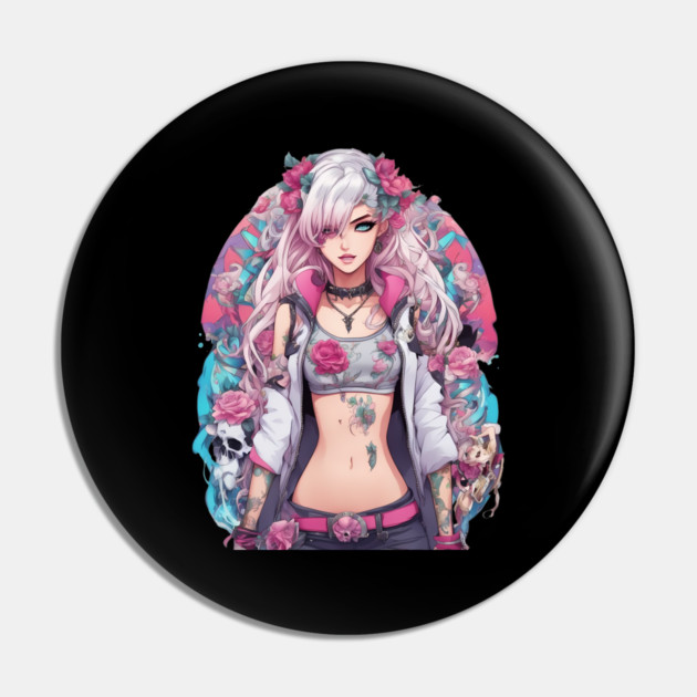 Warrior woman with a badass attitude Pin by animegirlnft