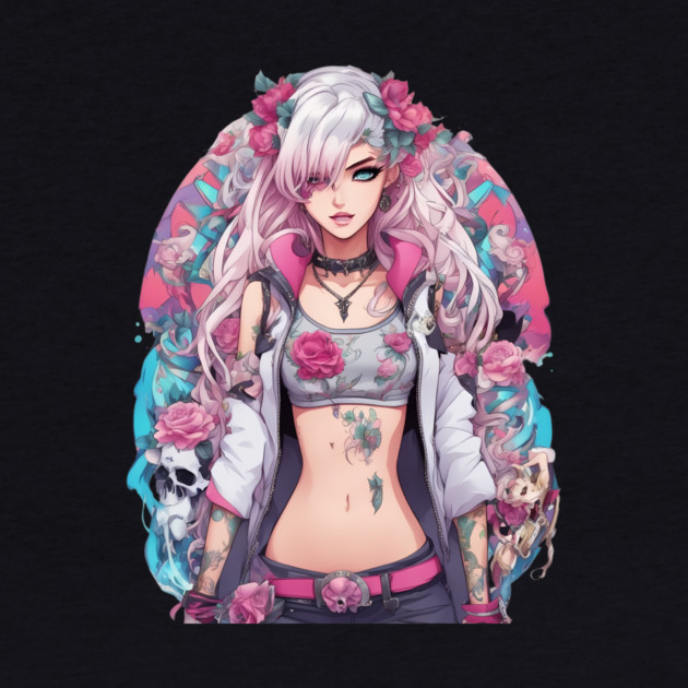 Warrior woman with a badass attitude by animegirlnft