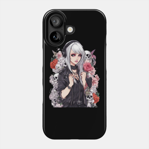 Introvert Loner Girl Phone Case by animegirlnft