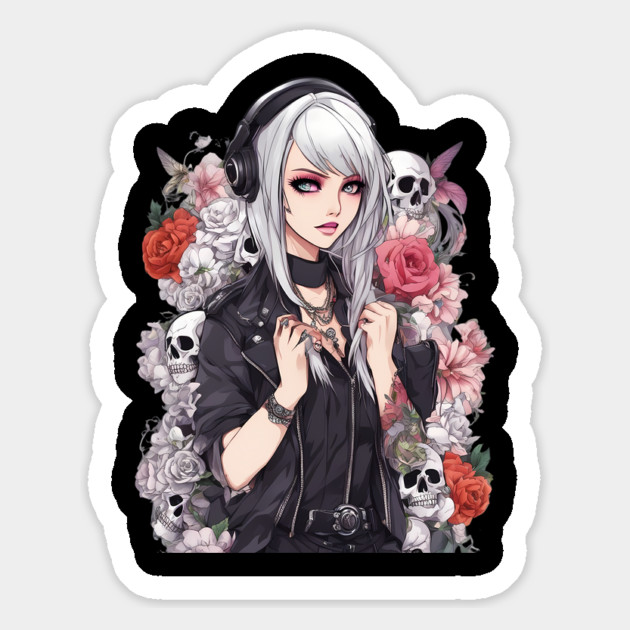 Introvert Loner Girl Magnet by animegirlnft