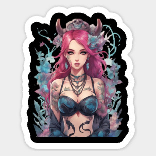 She is evil, Devil Sticker