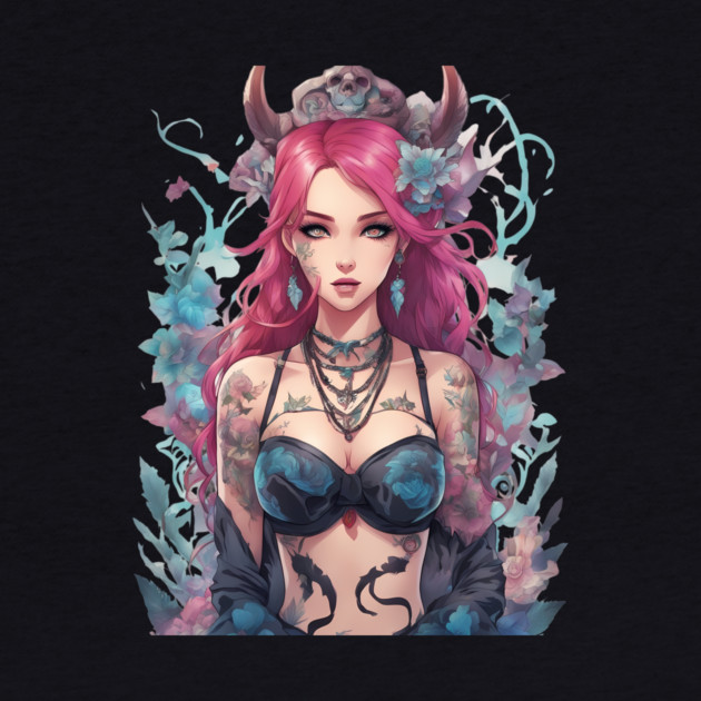 She is evil, Devil by animegirlnft