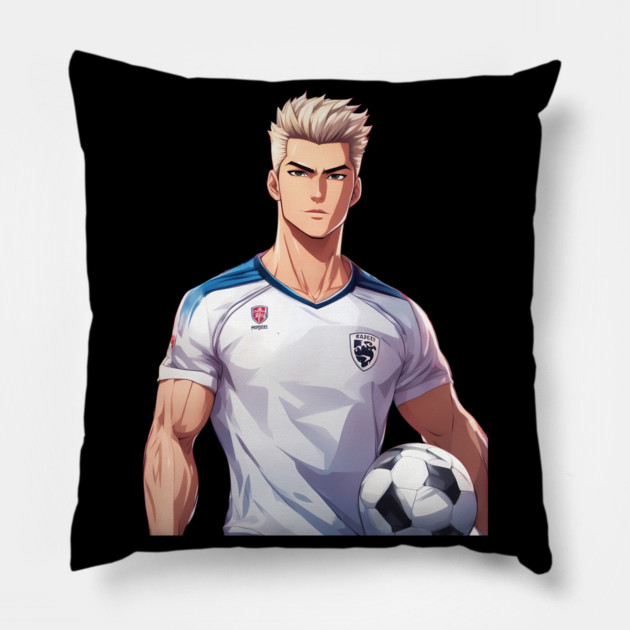 Football Goal Kick Pillow by animegirlnft