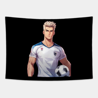 Football Goal Kick Tapestry