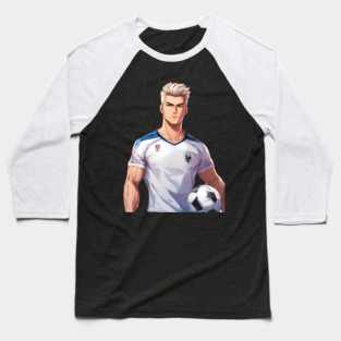 Football Goal Kick Baseball T-Shirt