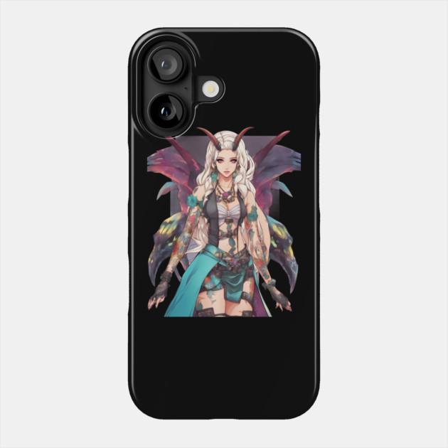 Woman of darkness and evil Phone Case by animegirlnft