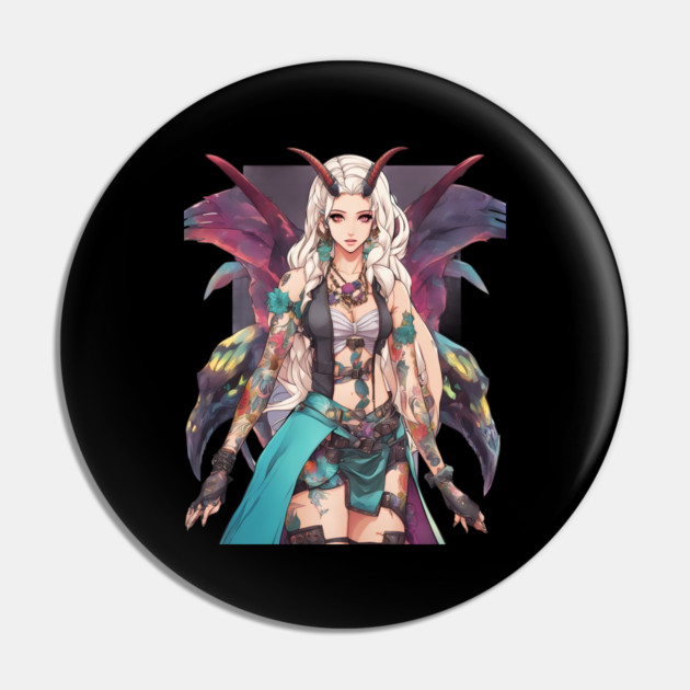 Woman of darkness and evil Pin by animegirlnft