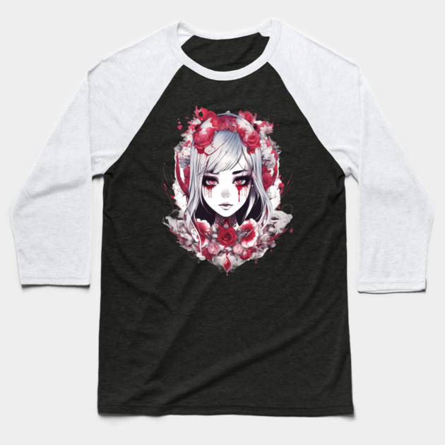 I am stigmata girl Baseball T-Shirt by animegirlnft