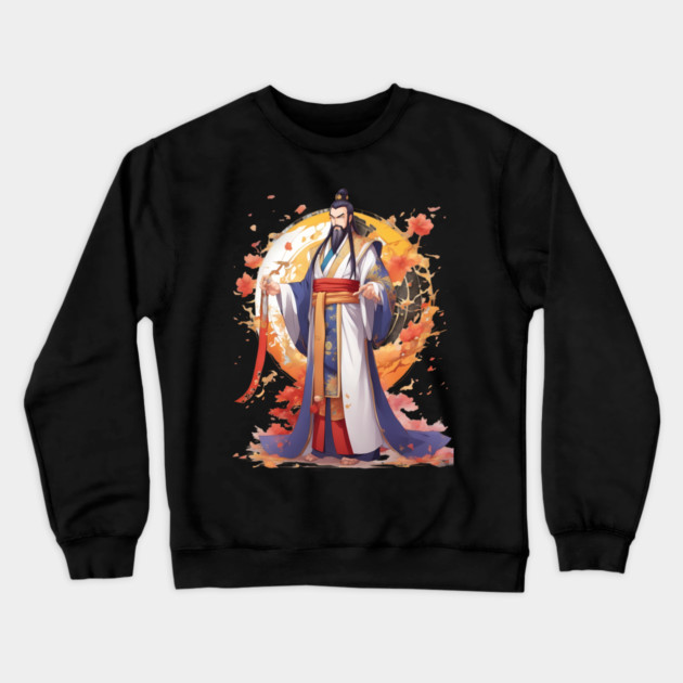 Wisdom of the Chinese Emperor Crewneck Sweatshirt by animegirlnft