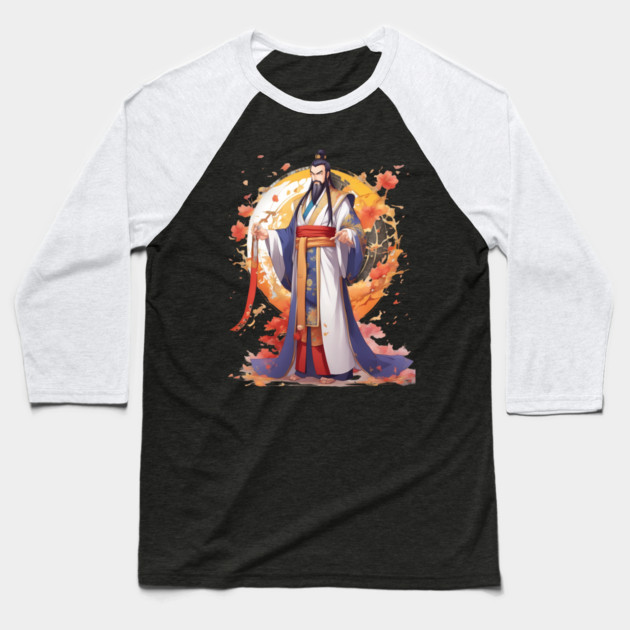 Wisdom of the Chinese Emperor Baseball T-Shirt by animegirlnft