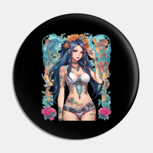 Anime Rock Chick Pin by animegirlnft
