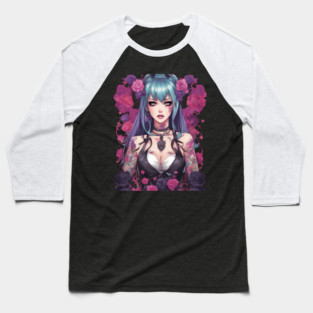 Metalhead Girl Baseball T-Shirt