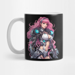 Synthetic Soul Robotic Girl Mug