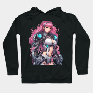 Synthetic Soul Robotic Girl Hoodie