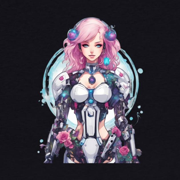 Girl Made of Metal and Steel by animegirlnft