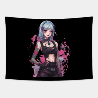 Queen of Emo Punk Metal Tapestry