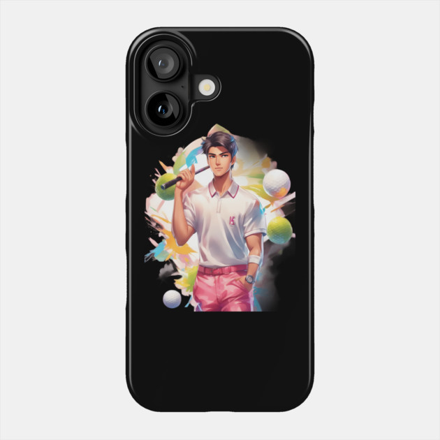 Anime Kpop Golfer Phone Case by animegirlnft