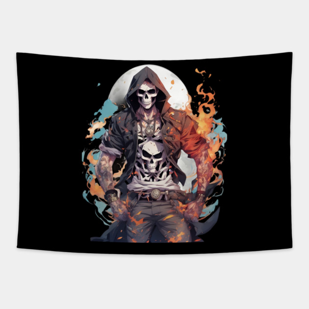 Anime Grim Reaper Tapestry by animegirlnft