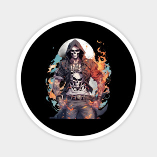 Anime Grim Reaper Magnet