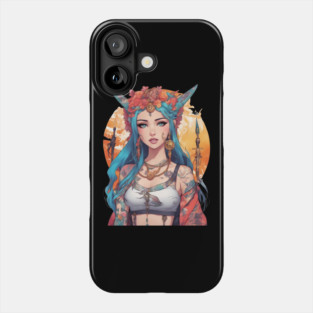 Dark Melodies Secret Life Emo Goth Anime Girl Phone Case