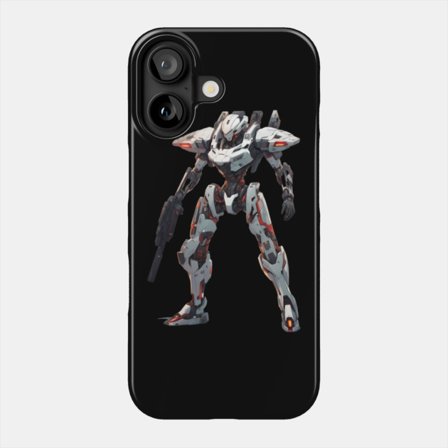 Futuristic Mecha Anime Robot Phone Case by animegirlnft