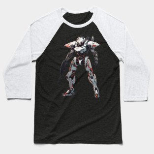 Futuristic Mecha Anime Robot Baseball T-Shirt