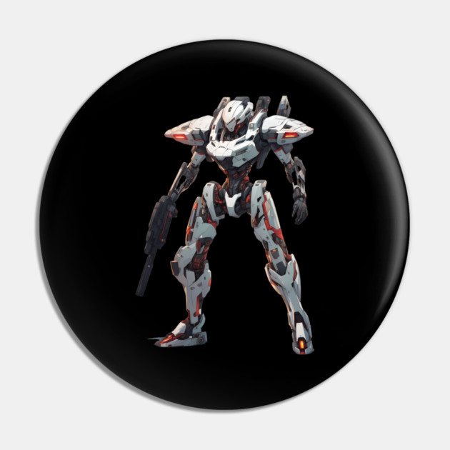 Futuristic Mecha Anime Robot Pin by animegirlnft